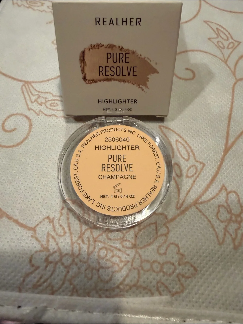 RealHer Pure Resolve Highlighter - Champagne Beige